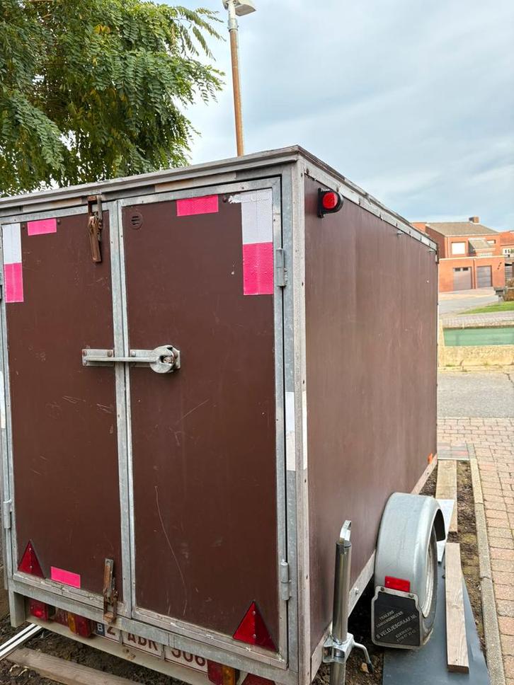 Gesloten  aanhangwagen tot 750kg, Auto diversen, Aanhangers en Bagagewagens, Gebruikt, Ophalen