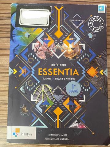 Référentiel essentia 1ere année, Livres, Enlèvement, Comme neuf