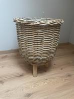 Panier a plante osier sur trepied 42cm de diametre et H 55cm, Maison & Meubles, Enlèvement, Moins de 100 cm