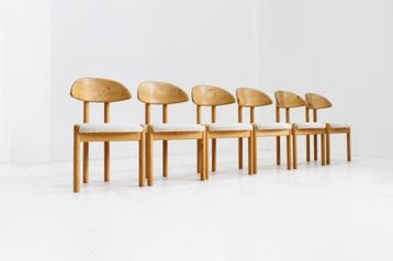 Set van 6 Vintage Deense eetkamerstoelen Vamdrup Stolefabrik beschikbaar voor biedingen