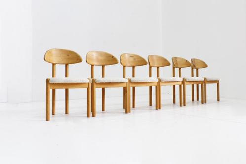 Set van 6 Vintage Deense eetkamerstoelen Vamdrup Stolefabrik, Antiek en Kunst, Antiek | Meubels | Stoelen en Sofa's, Ophalen