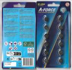 Piles boutons alcalines haute puissance A-Force LR44 12, Enlèvement ou Envoi, Neuf