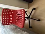 Bureaustoel, Huis en Inrichting, Bureaustoelen, Ophalen, Zo goed als nieuw, Rood, Bureaustoel