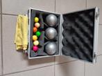 Set JB Petanqueballen 710 gr * 72 mm * met koffertje, Hobby en Vrije tijd, Een of twee spelers, Ophalen, Gebruikt