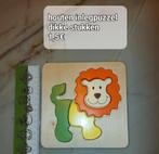 Houten inlegpuzzel, Ophalen of Verzenden, Zo goed als nieuw, Van hout, Minder dan 10 stukjes