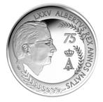 Zilveren 10 euro België 2009 Koning Albert II 75 jaar, Postzegels en Munten, Munten | Europa | Euromunten, Ophalen of Verzenden