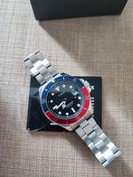 Montre timex harboside automatique pepsi, Ophalen, Staal, Polshorloge, Zo goed als nieuw