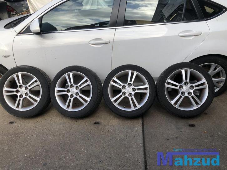 MITSUBISHI LANCER VELGEN 5X114,3 205 45 16 INCH, Auto-onderdelen, Overige Auto-onderdelen, Mitsubishi, Gebruikt, Ophalen