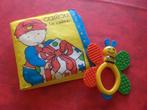 Livre plastique + hochet bébé, Enfants & Bébés, Envoi, Utilisé, Hochet