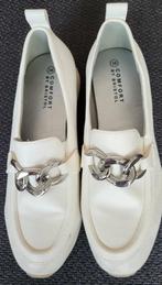 Mocassin Blanc en 38 neuf, Neuf, Enlèvement, Autres types, Blanc