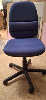 blauwe bureaustoel, Ophalen, Zo goed als nieuw, Blauw, Bureaustoel