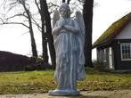 Beeld Biddende Engel - 100 cm - Steen, Ophalen of Verzenden, Steen, Engelenbeeld