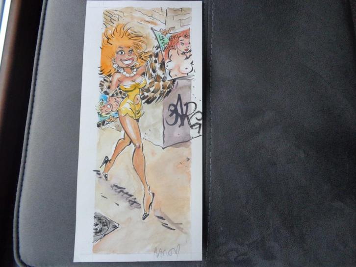 Prachtig origineel kleurontwerp voor Lolo en Lollipop (Hardy, Boeken, Stripverhalen, Ophalen