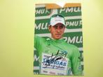 wielerkaart 2012 team  liquigas  tour  peter sagan signe, Comme neuf, Envoi
