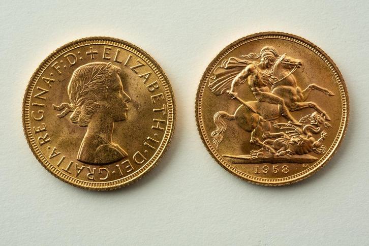 Gouden munt Engels Pond Souvereign, à spotprijs, vr belegger, Timbres & Monnaies, Monnaies | Europe | Monnaies non-euro, Monnaie en vrac