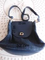 Sac dame 'Duchateau' noir quasi neuf., Bijoux, Sacs & Beauté, Sacs | Sacs Femme, Enlèvement ou Envoi, Comme neuf, Noir, Sac à bandoulière