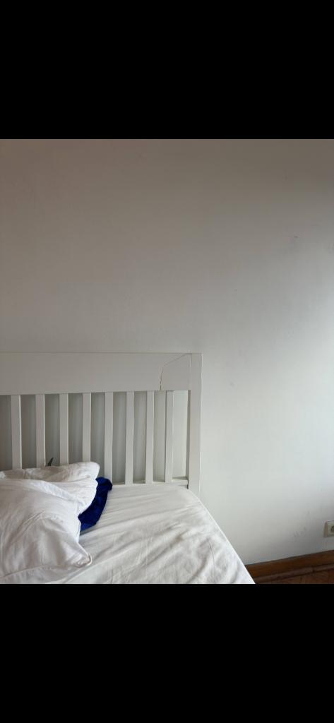Ikea IDANÄS Bedframe met opberglades 160x200 cm, Huis en Inrichting, Slaapkamer | Bedden, Zo goed als nieuw, Tweepersoons, 160 cm