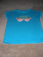 Turquoise t-shirt korte mouwen, Filou & Friends, 8 jaar, 128, Kinderen en Baby's, Kinderkleding | Maat 128, Meisje, Ophalen of Verzenden