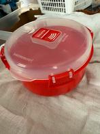Sistema microgolf potje met stoomklepje, Huis en Inrichting, Keuken | Tupperware, Ophalen of Verzenden, Nieuw, Rood, Bak of Kom