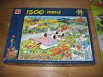 Puzzel Jumbo Jan Van Haasteren 1500 stuks De Vliegshow, Hobby en Vrije tijd, Denksport en Puzzels, Ophalen of Verzenden, 500 t/m 1500 stukjes
