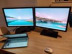 werkstation dell 2 monitoren en docking station, Computers en Software, Ophalen, Gebruikt, DisplayPort, Dell