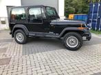 Jeep Wrangler in uitstekende staat - rijklaar, Auto's, 4 zetels, Zwart, Zwart, Leder