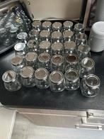 Pots en verre idéal pour épices ou autre, Enlèvement, Comme neuf, Verre