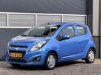 Chevrolet Spark 1.0 16V LT+ bj.2014 Airco|Lage km|Mooie staa, Autos, Chevrolet, Spark, Boîte manuelle, Gris, Bleu