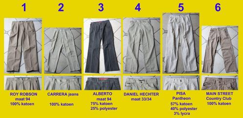 Herenbroek : Kwaliteitsbroeken in zeer goede staat (8 stuks), Kleding | Heren, Broeken en Pantalons, Gedragen, Verzenden