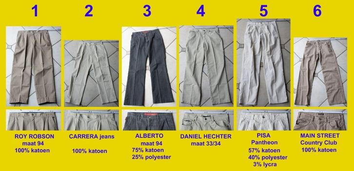 Herenbroek : Kwaliteitsbroeken in zeer goede staat (8 stuks), Vêtements | Hommes, Pantalons, Porté, Envoi