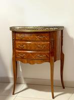 Halfronde commode in Lodewijk XV-stijl, Antiek en Kunst, Ophalen