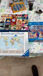 3 puzzels.   1000stukjes per puzzel, Hobby en Vrije tijd, Ophalen of Verzenden, Zo goed als nieuw