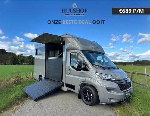 Citroën Jumper 2-paards paardenvrachtwagen XXL Black Line e, Caravanes & Camping, Camping-cars, Entreprise, Autres marques, Diesel