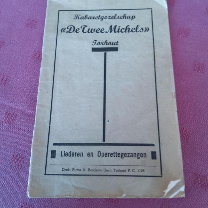 Antiek liedboekje:  Cabaretgroep 1935- 40., Boeken, Muziek, Zo goed als nieuw, Ophalen of Verzenden