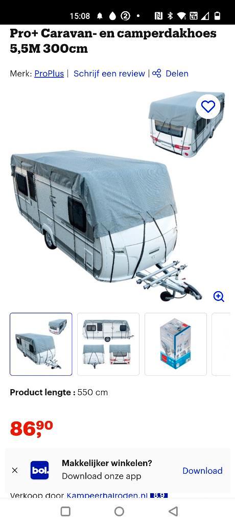 Couvercle, Caravanes & Camping, Camping-car Accessoires, Neuf, Enlèvement ou Envoi