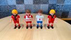 Playmobil - 4 personnages football, Utilisé, Playmobil en vrac