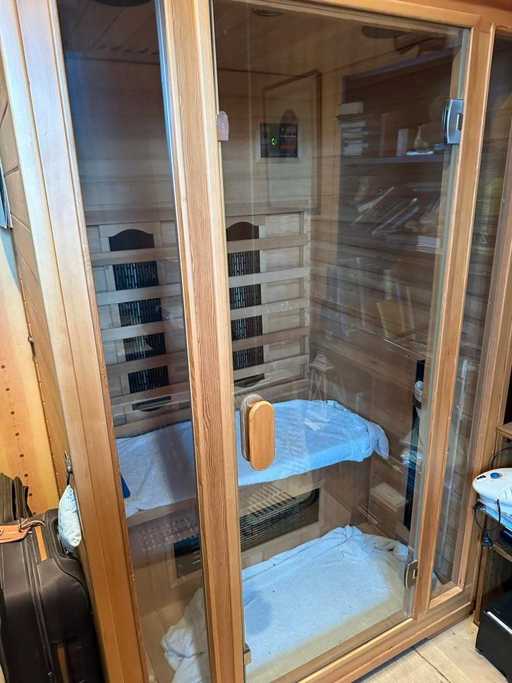 Sauna infrarouge, Sport en Fitness, Sauna, Gebruikt, Complete sauna, Infrarood, Ophalen