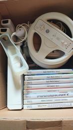 Console Wii, Games en Spelcomputers, Spelcomputers | Nintendo Wii, Ophalen, Gebruikt, Met 3 controllers of meer, Met games