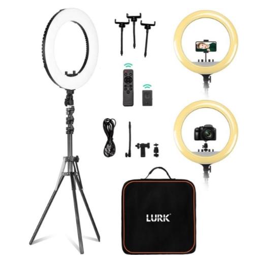 Ringlamp set PRO 18", Audio, Tv en Foto, Fotografie | Fotostudio en Toebehoren, Nieuw, Complete fotostudio, Ophalen of Verzenden