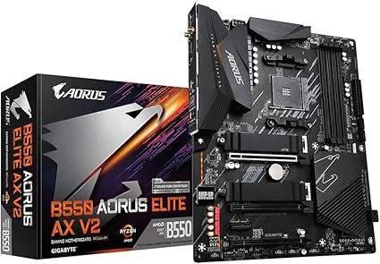 Gigabyte B550 AORUS ELITE AX V2 | GRATIS LEVERING, Computers en Software, Moederborden, Nieuw, AMD, DDR4, Verzenden