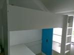 IKEA SMÅSTAD lit mezzanine blanc et bleu., Ophalen, Gebruikt, Hoogslaper