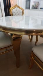 Marmeren salontafel met bijhorende stoelen, Enlèvement