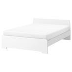 Ikea ASKVOLL bedframe 140x200 with 2 LURÖY slatted bed base, Huis en Inrichting, Ophalen, Tweepersoons, 140 cm, Zo goed als nieuw