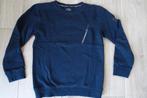 Donkerblauwe trui Me and my monkey maat 140 / 10 jaar, Garçon, Enlèvement ou Envoi, Pull ou Veste, Utilisé