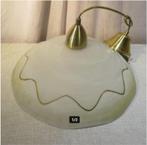 Belle lampe suspendue vintage en porcelaine - 40 cm, Collections, Maison et Meubles, Enlèvement ou Envoi