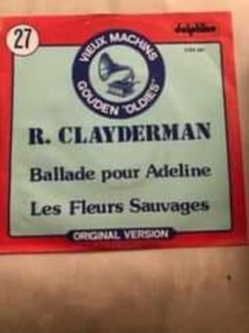 7" Richard Clayderman, Ballade pour Adeline / Les fleurs sau, Enlèvement ou Envoi