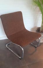 Fauteuil lounge vintage, fauteuil relax, années 70, Maison & Meubles, Comme neuf, Enlèvement, Tissus