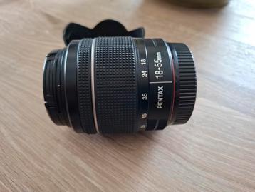 Pentax 18-55 3,5 à 5,6 smc Pentax AL WR, Enlèvement ou Envoi, Comme neuf, Lentille standard, Zoom