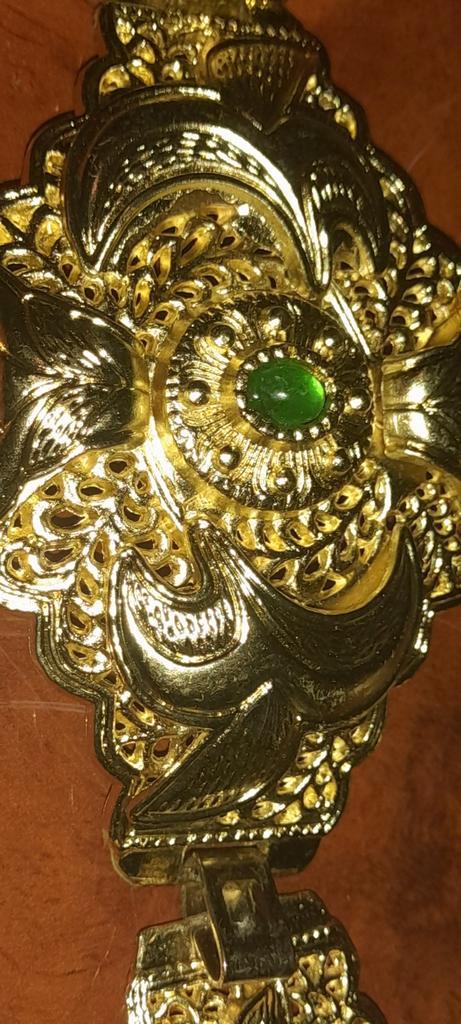 Ceinture pour Kaftan couleur dorée de 80 à 110 cm de long, Bijoux, Sacs & Beauté, Bagues, Enlèvement ou Envoi