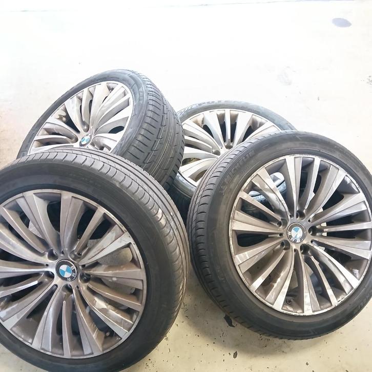 Te koop 4 autobanden met velgen voor BMW 730., Auto-onderdelen, Banden en Velgen, Banden en Velgen, Zomerbanden, Ophalen